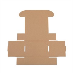 50Pcs 6x4x2″ Corrugated Shipping Paper Boxes White Outside and Yellow Inside