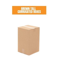 8 x 4 x 46″ Side Loading Boxes, Brown 15/Bundle ECT-32
