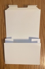 50 DVD Case Cardboard Mailers 7 5/8″ x 5 5/8″ x 5/8″ for single or double cases