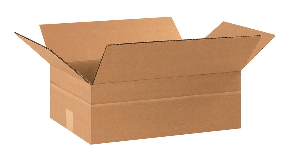 Aviditi Adjustable-Height Box, 17 1/4″ L x 11 1/4″ W x 6″ H Multi-Depth Corru…