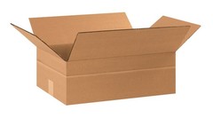 Aviditi Adjustable-Height Box, 17 1/4″ L x 11 1/4″ W x 6″ H Multi-Depth Corru…