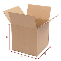 100 PCS 6x6x6 Packing Mailing Moving Shipping Boxes Corrugated Carton Paper Box