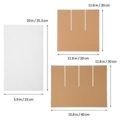 Card Dividers Multicolor Boxes for Packing to Move Cardboard Construction Kit