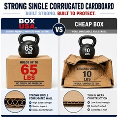 Moving Boxes Medium Holds 65lbs, 18″L x 14″W x 12″H 10-Pack | Corrugated Card…