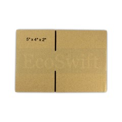 100 5x4x2 EcoSwift Cardboard Packing Moving Shipping Boxes Corrugated Box Carton
