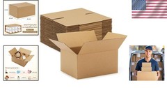 8x6x4 Small Shipping Boxes (30-Pack) in Brown