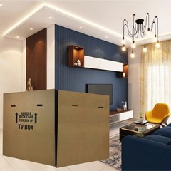 TV Moving Box 56-70 inch Flat Panel TVs Durable Adjustable Packing Solution New