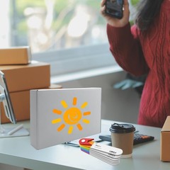 12x7x2 inches Shipping Boxes Set of 25, White Cardboard Box Kraft Corrugated …