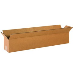 PARTNERS BRAND 24x4x4 Long Corrugated Boxes, Long, 24L x 4W x 4H, Pack of 25 …