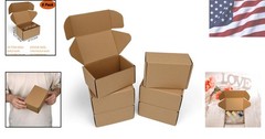 Compact & Durable Brown Shipping Boxes 6x4x3 Inch – Ideal for Gifts & Mailing