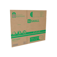 (10 Pack) Small Moving Boxes, 17 In. L X 11 In. W X 12 In. H, Kraft