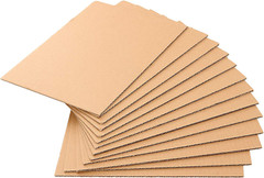 High-Quality Eco-Friendly Corrugated Cardboard Sheets Assortment for Packaging
