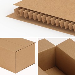 40 Pack 6x4x3 inches Shipping Boxes Small Cardboard Boxes for Packing, Moving…