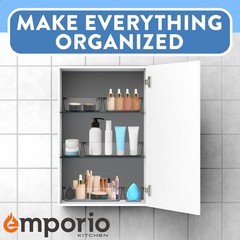 Emporio Kitchen Drawer Organizer Set – 12, 20, 18, 22 Pcs Stackable Storage T…