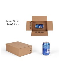 40 Pack 9x6x3 Shipping Boxes Corrugated Cardboard Mailing Box Bulk Small Busines