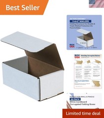 Brand New Shipping Box Small 7x4x3 White Durable