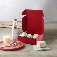 15 PCS Red Corrugated Cardboard Boxes Small Mailing Storage Gift 6x6x2 Inch