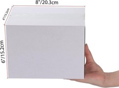 Versatile 8x6x6 Cardboard Shipping Boxes – 40 Pack for Easy Packing & Labeling