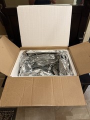 Insulated Styrofoam shipping cooler 22″ x 16″ x 12″ outside measurements w/books