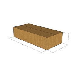 30x14x7 Corrugated Shipping Boxes 32 ECT Single-Wall, 10/Pack