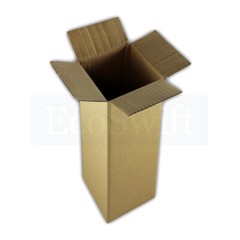 25 4x4x18 EcoSwift Cardboard Packing Tall Long Shipping Corrugated Box Cartons