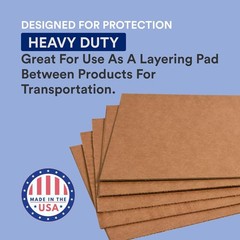 Double Wall Corrugated Cardboard Sheets, 24″ x 36″, Kraft Pack of 5,