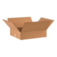16 x 14 x 4″ Flat Corrugated Boxes, ECT-32 Brown Shipping/Moving Boxes 25/Bundle