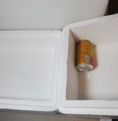 DuraTherm Styrofoam Shipping Box Insulated Cooler 13.25×10.25×8 in 16x13x11″ out