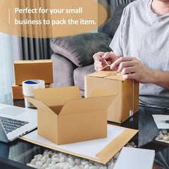 8x6x4 Small Shipping Boxes (30-Pack) in Brown