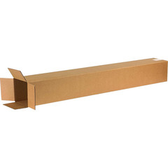 6X6X48 Corrugated Cardboard Boxes, 6″L X 6″W X 48″H, Pack of 25 | Shipping, Pack