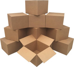 Cardboard Moving Boxes for Packing and Shipping, Medium Size, 18″
