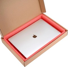 Quality Cardboard Laptop Shipping Box – No Space for Cords, Fits 17.6″ Laptops