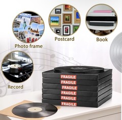 10 Sets Vinyl Record Mailers 12.8×12.8 x 1.1″ Shipping Boxes – NEW IN BOX!