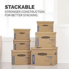 Bankers Box Classic Moving 12 Pack Kit, Reinforced 12 Pack, Brown