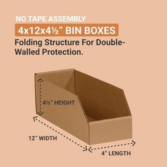 Heavy Duty Shipping Boxes Bulk Sturdy Corrugated Cardboard Moving Supplies New