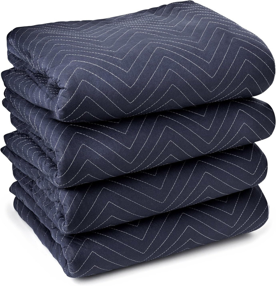 4 Moving & Packing Blankets – Pro Economy – 80″ X 72″ (35 Lb/Dz Weight) – Profes
