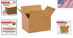 Brand New 14x10x8 Corrugated Cardboard Boxes Pack of 25