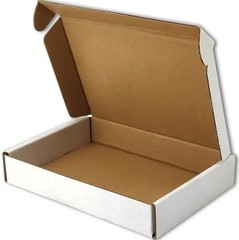 50 Pack White Corrugated Shipping Mailer Small Packaging Packing Boxes 6x4x1”