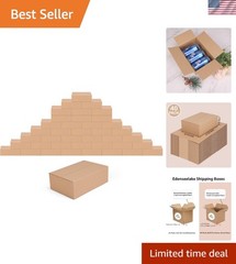 Brand New Shipping Boxes 9x6x3 Inches Brown Cardboard Pack of 40