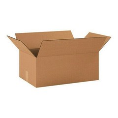 19 x 13 x 8 Corrugated Boxes 200 LB. TEST (Pack of 5) Uline HEAVY DUTY
