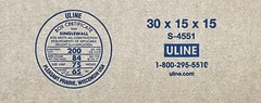 30″ x 15″ x 15″ CARDBOARD BOX – 200 lb – SINGLE BOX – LONG