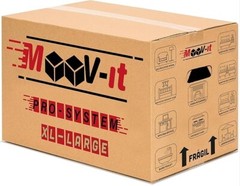 Pack of Cardboard Moving Boxes, 20″x10″x10″ (12 units)