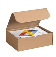 Kraft Literature Mailers 11.13×8.75×4″ 50pc Strong Corrugated USA Made