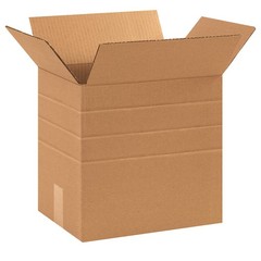 GRAINGER APPROVED 55VG88 PK 25 Shipping Box,12 1/4×9 1/4 inx12-6 in 55VG88