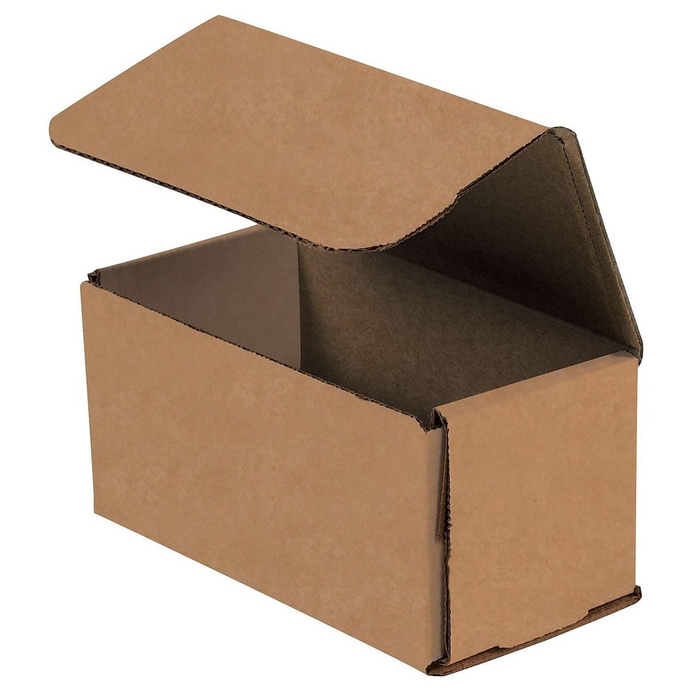 4x3x2 Kraft Corrugated Shipping Mailers Packing Box Boxes Folding 50 100 To 1000
