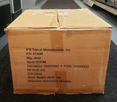 GENUINE AUTHENTIC – KB Kay Bee TOYS INC – SHIPPING BOX – 18.5X16X12.25″ INCH