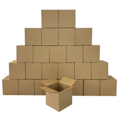 5x5x5 Inch Corrugated Shipping Boxes – 50 Pack