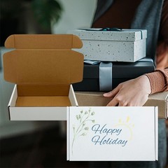 White Shipping Boxes 8x5x2 inch 50 Pack,Corrugated Boxes Mailer Packaging for…