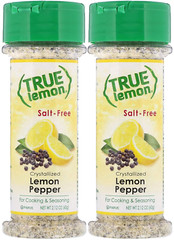 True Lemon Pepper Seasoning 2 Pack Natural No Salt Gluten-Free Flavor