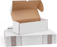 Brand New 25 Pack 12x6x4 White Small Shipping Boxes for Packaging Small Business